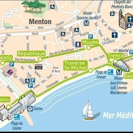 Riviera Palace Face Appartement Menton